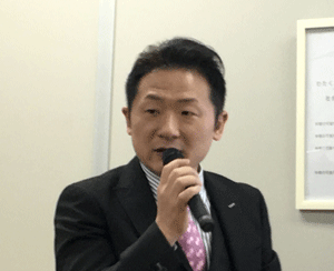 ▲ホームロジスティクスの松浦学社長