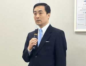 ▲ニトリホールディングスの白井俊之社長