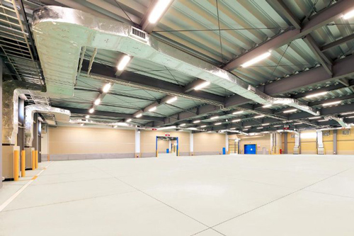 日本梱包運輸倉庫、茨城町で2500坪の新倉庫完成(2階倉庫、空調設備設置区画)