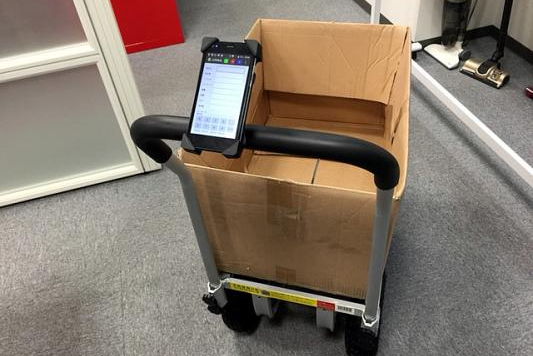 ECロボ、Androidスマホ活用した低コストピッキングカート