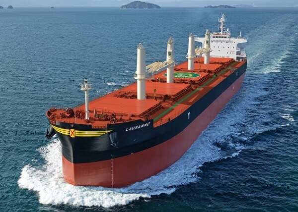 JMU、60型バルクキャリア「ローザンヌ」引渡し