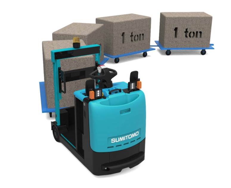 住友ナコ、操作性高めた小型搬送車｢Pickio｣発売