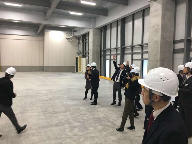 TRCが最新物流拠点・新B棟公開、引き合い「想定以上」