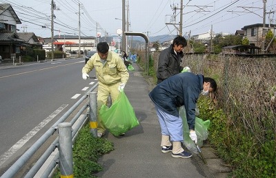 東ソー物流、18回目の地域清掃活動
